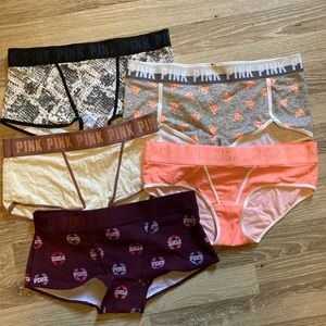 Victoria’s Secret Pink Briefs Boyshorts Medium